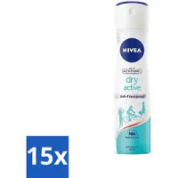 Nivea - Déodorant - Dry Fresh Antiperspirant Spray - 150 ml - paquet économique - 15 pièces