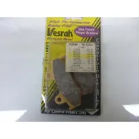 Vesrah Plaquette De Frein Pour Moto Honda 125 Xl R 1982 À 1989 Av Neuf