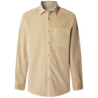 Pepe Jeans pour homme. PM3090844 Chemise beige Clayton (M), Casuel, Coton, Manche longue