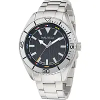 Nautica Montre à affichage analogique 'NCT WINDWARD' noir / argent