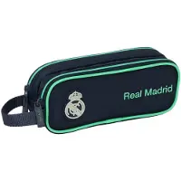 Real Madrid Safta 812557513 2nd Kit 25/26 Double Pochette Bleu Homme Bleu One Size