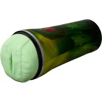 XR Brands Creature Cocks Raptor - vaginette reptilienne dans un étui (noir-vert)