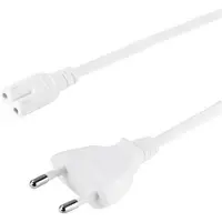 Logilink Prüfen (7.50 m), Câble d'alimentation, Blanc