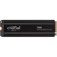 Crucial SSD 2TB M.2 w.heatsink (2280) T500 Gen4 NVMe intern retail