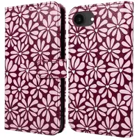 IMoshion Étui de télephone portefeuille Design pour Apple iPhone 17e / 16e - Bloom Love Blush
