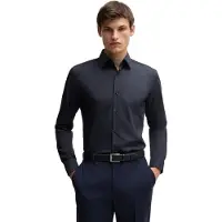 BOSS Chemise 'H-Hank' bleu marine