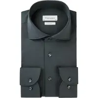 Profuomo Chemise 'Knitted' vert foncé