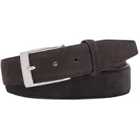 Profuomo Ceinture Suede Marron Foncé
