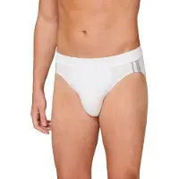 Schiesser Slip gris foncé / blanc cassé