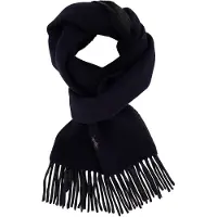Ralph Lauren Écharpe bleu foncé / gris
