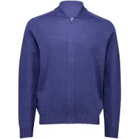 Maerz Merino Superwash Classic Fit Cardigan Mer profonde, Unicolore