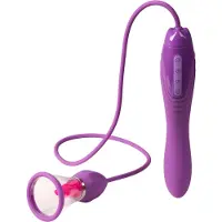Fantasy For Her Ultimate Pleasure Max vibromasseur muni d’un stimulateur clitoridien avec pompe doseuse 22.9 cm