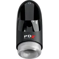 PDX Hydrogasm - masturbateur rotatif rechargeable (noir)