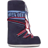 Moon Boot Mb Icon Suede Laces Couleur Bleu