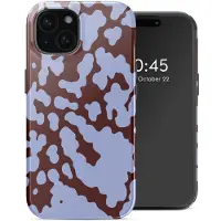 Selencia Coque arrière Vivid avec MagSafe pour Apple iPhone 15 - Moo'd Lavender Glow