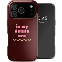 Selencia Coque arrière Vivid avec MagSafe Apple iPhone 17 Pro Max - Delulu