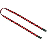 Artisan&artist ACAM 317 Sazanami Bracelet en soie noir/rouge
