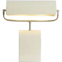 Light & Living Lampe de bureau crème Cardona avec du nickel - 1x E27