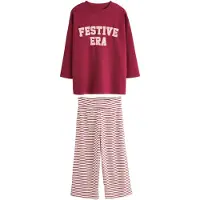 Next Ensemble de linge rouge / blanc