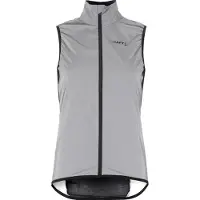 Craft Femmes, Gilet, Women's Adv Essence Lumen Wind Vest, Argent, Gris, (XL)