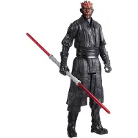Star Wars Titan Hero Series Dark Maul figurine d'action de 12 pouces et 2 accessoires, jouets pour garons et filles de 4 ans et plus