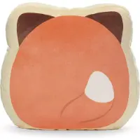 Nici Doudou renard geek avec console de jeu 35x33x12cm - marron - Peluche mymochi douce - Peluche stylée à câliner ou comme accessoire - Super cadeau pour enfants & adultes | 62394
