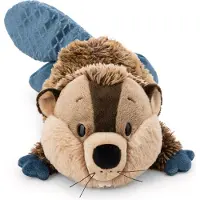 Nici Peluche Castor Harry Woodsnacker 30cm - marron - Peluche douce - Adorable peluche pour câliner & jouer - Superbe idée cadeau pour enfants & adultes - 62276