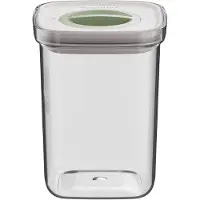 Berghoff Vorratsbehälter Leo Smart Seal 1 l, Transparent, Boîte de conservation, Transparent, Vert