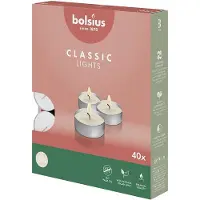 Bolsius 6x , Bougie, Bougies chauffe-plat 6pc 40pc (40 pcs)