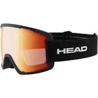 Head - Masque de ski - Contex Red Black en Silicone - Taille L - Noir