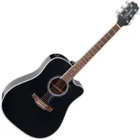 Takamine GD34CE Black guitare électro-acoustique folk avec housse