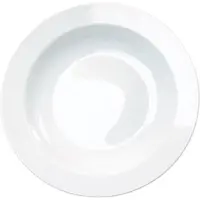 Esmeyer Assiette creuse "Heike", lot de 6, blanc Diamètre : 230 mm, lavable au lave-vaisselle, micro-ondable, Assiettes, Blanc