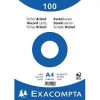 Exacompta Fiches (210 x 297 mm, 205 g/m²)