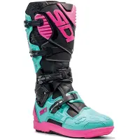 Sidi Crossfire 3 SRS, bottes ,Noir/Mint/Fuchsia ,43 EU