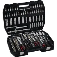 Now Jeu de clés à douilles 171 pces 1/4+3/8+1/2" SW 4 - 32 mm dents 72 / 72 / 72 6 pans - 4000802092