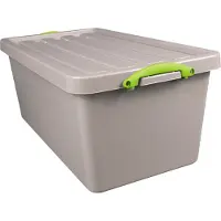 Really Useful Box Boîte de rangement 82RDG 82l emboîtable grise (82 l, 44 x 82 x 33.50 cm)
