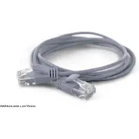 Wantec Patchkabel UTP CAT6a d=2,8mm 0,10m grau
