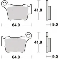 Vesrah Plaquette De Frein Pour Moto Sherco 300 Se I F 4t Enduro 2012 À 2018 Ar Neuf