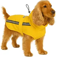 Flamingo Manteau de pluie Ciro jaune, longueur du dos : 50 cm