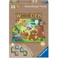 Ravensburger Animaux de la forêt - Puzzle en bois de 22 pièces