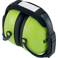 Uvex Coquille anti-bruit K2 , mousse à mémoire de forme, SNR 31 dB, EN 352-1, bandeau pliable et rembourré, vert néon
