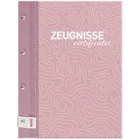 Roth Porte-revue Pattern avec vis pour livre "Dusty Rose" couverture en toile métallique colorée avec (A4, 1x)