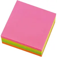 Herlitz Notes repositionnables, 75 x 75 mm, néon