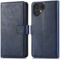 IMoshion Étui de télephone portefeuille de luxe Fairphone 6 - Bleu foncé