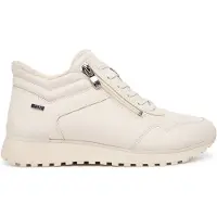 Caprice Bottines à lacets 'Kaia' blanc naturel