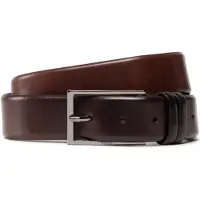 BOSS Ceinture 'Carmello' brun foncé / argent