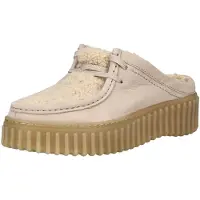 Clarks Mule sable / blanc cassé