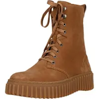 Clarks Bottes à lacets 'Torhill Style' cognac