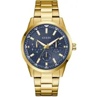 GUESS Montre à affichage analogique 'Trey' or