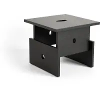 HAY Wood Box Table Basse Black Oak